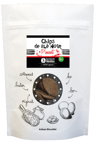 Chips ble noir au piment