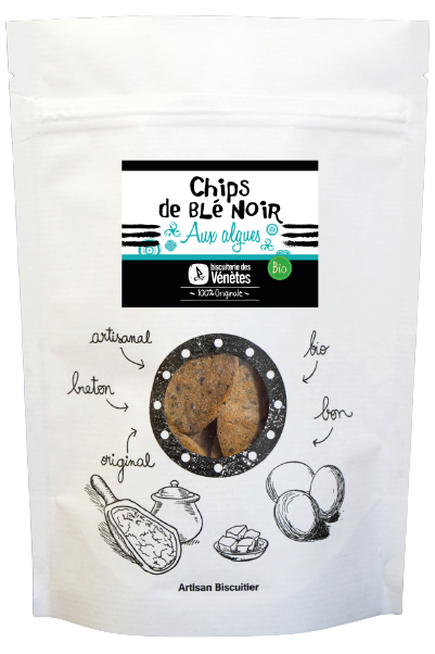 Chips ble noir aux algues