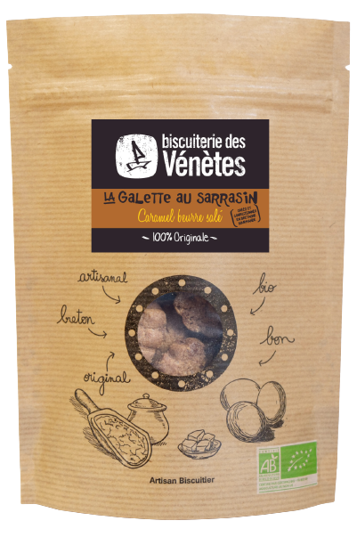 La galette au sarrasin caramel beurre sale Biscuiterie des Venetes