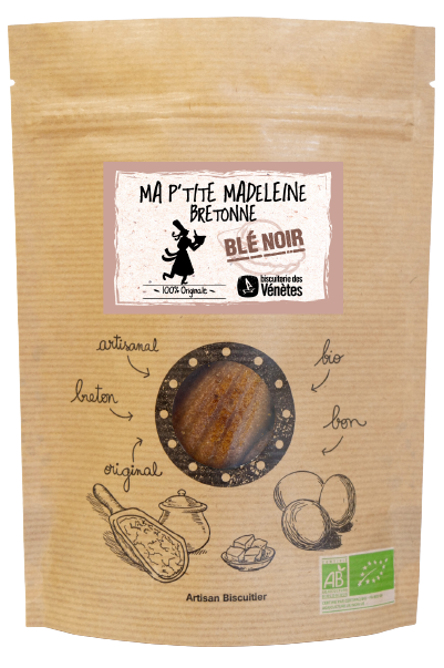 Ptite madeleine bretonne ble noir Biscuiterie des Venetes