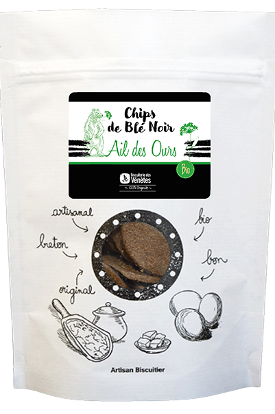 Chips de blé noir à l'Ail des Ours - sans gluten