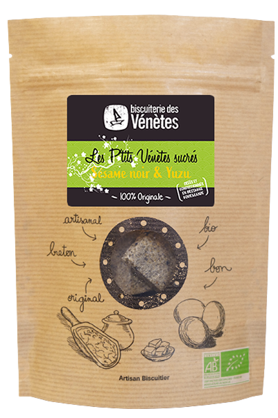 P'tits Vénètes Sésame noir & Yuzu - Biscuiterie des Vénètes