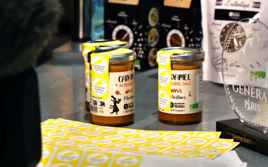 1ère participation au Concours Général Agricole pour notre caramel au beurre salé